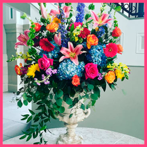 RAINBOW SUNSHINE TABLE ARRANGEMENT