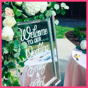 ELEVATED IVORY SIGN ACCENT