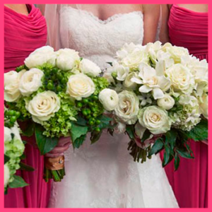 CLASSIC WHITE BRIDAL BOUQUET