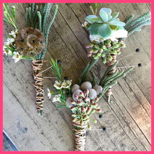 SUCCULENT SERENITY BOUTONNIERE
